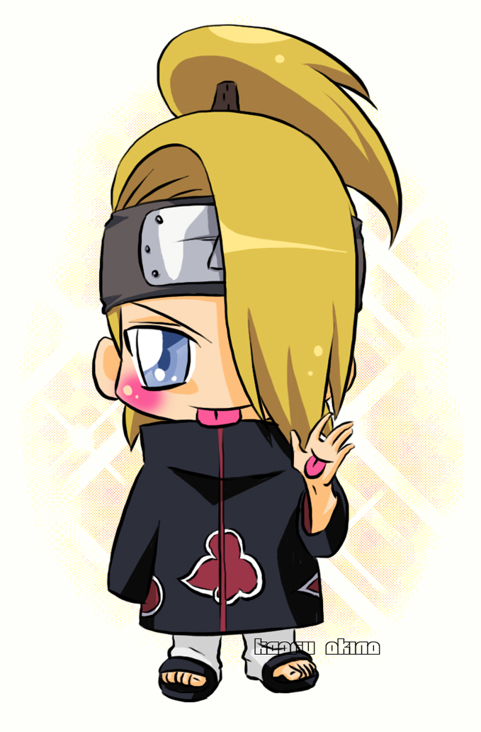 Kết quả hình ảnh cho deidara chibi