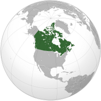 Canada (orthographic projection) svg