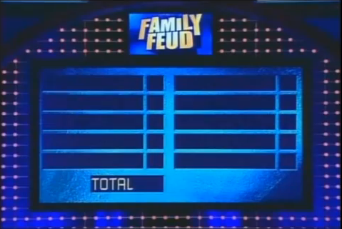 empty family feud set empty family feud set