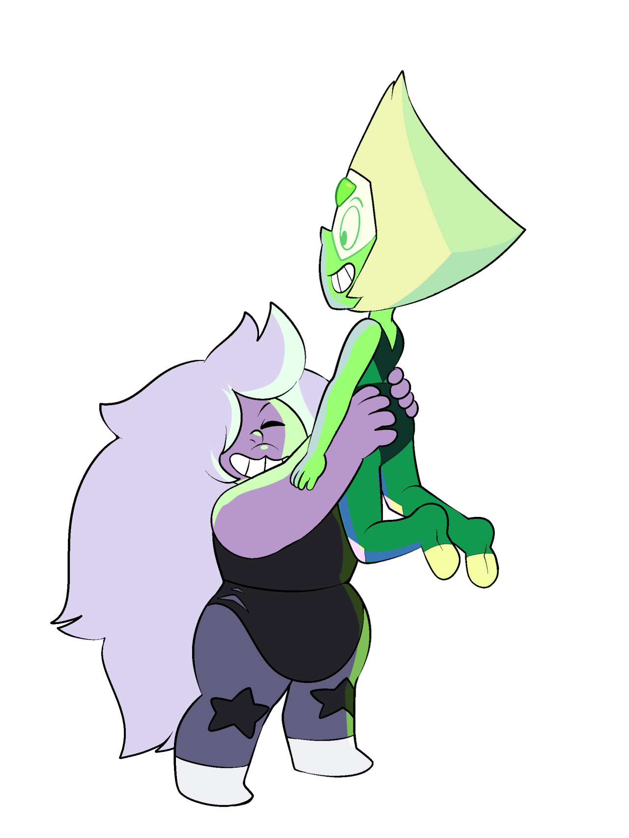 Image Amethyst and Peridot Fusing.png GemCrust Wikia Fandom