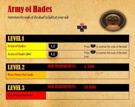 Army of Hades - attacks