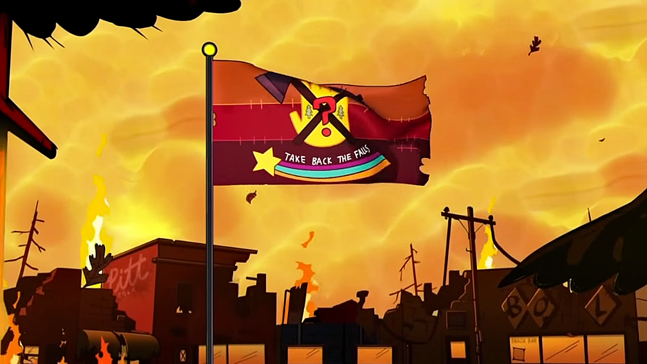 Take back the falls flag.