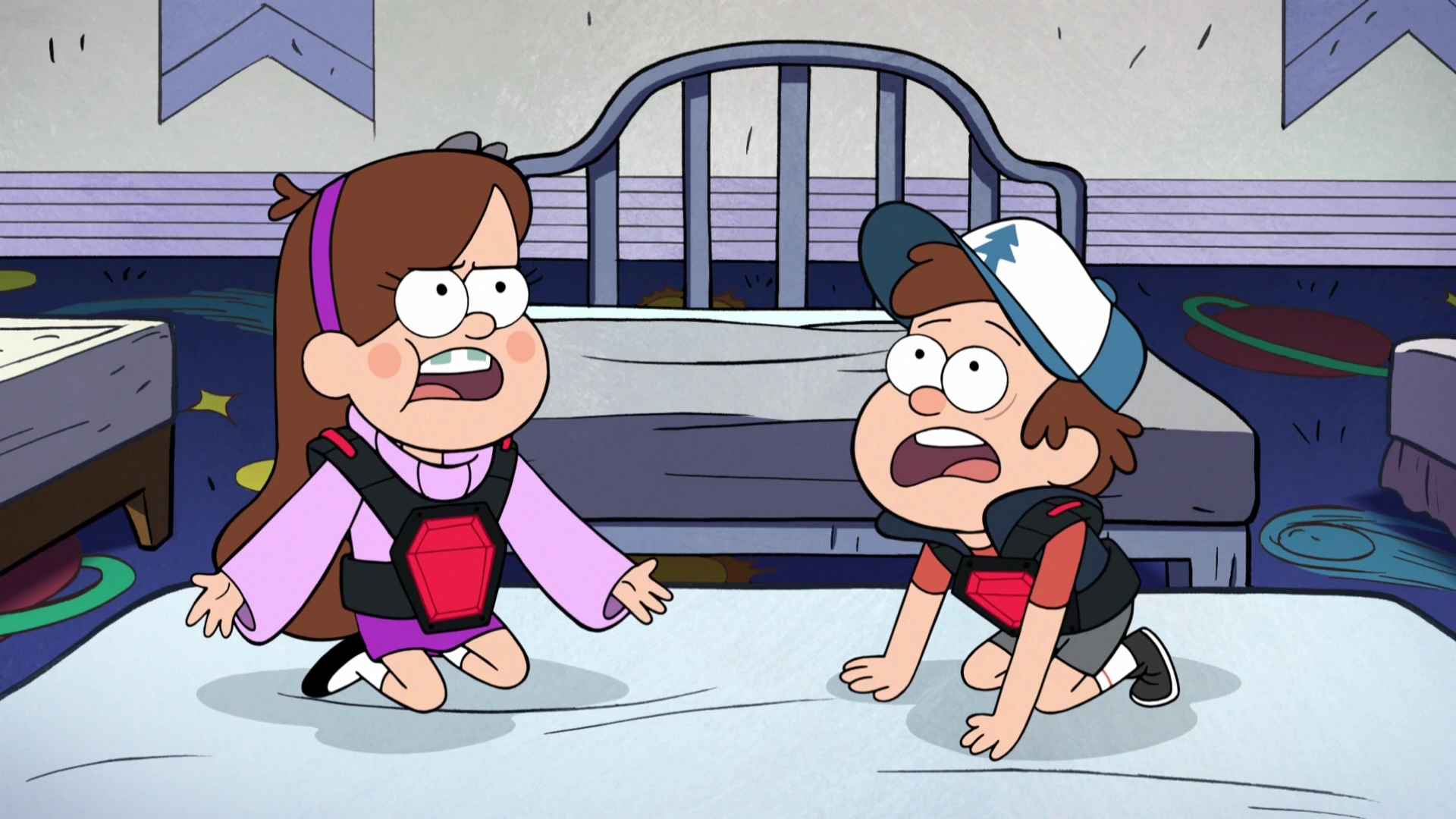 Image S2e8 dipper and mabel on bed regretting their actions.png Gravity Falls Wiki FANDOM