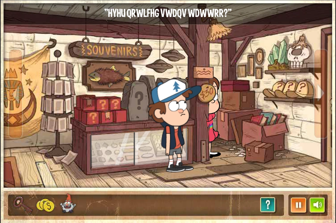 Image - Mystery Shack Mystery code.png | Gravity Falls Wiki | FANDOM ...
