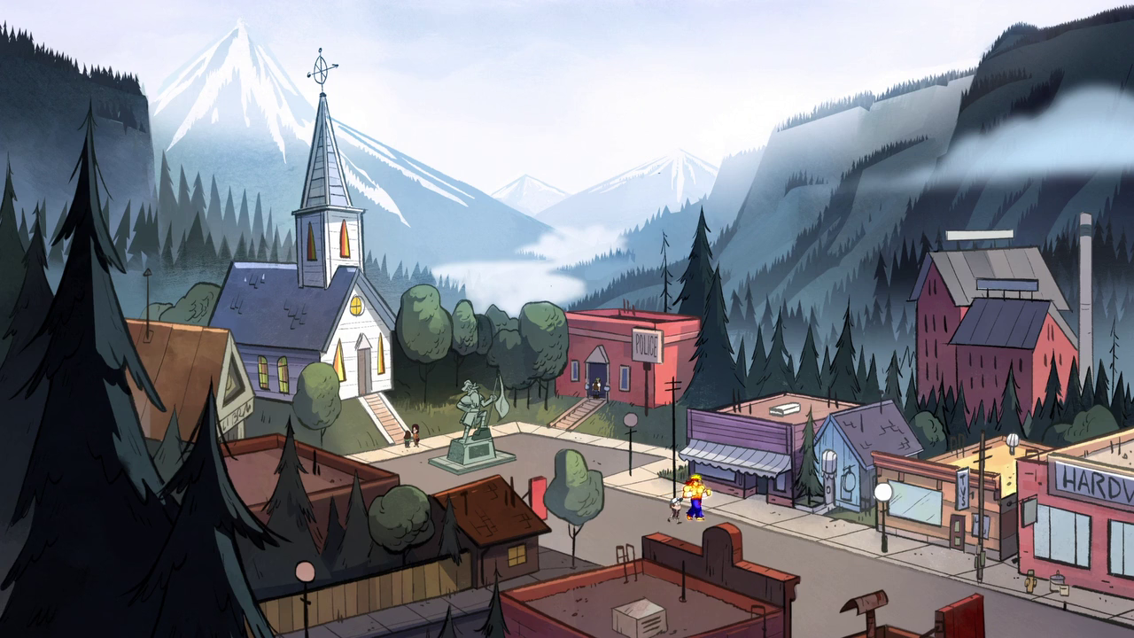 Main Street | Gravity Falls Wiki | FANDOM powered by Wikia