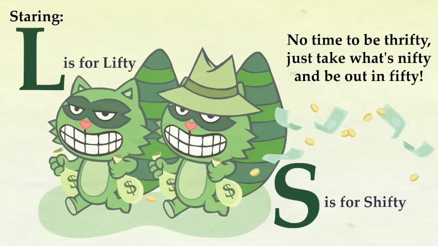 happy tree friends lifty and shifty happy tree friends lifty and shifty
