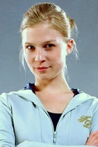 Clemence Poesy as Fleur DelaCour (HP4 promo)