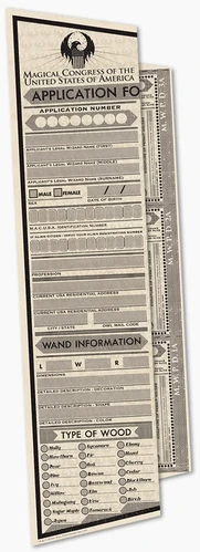 MACUSA Application for Wand Permit | Harry Potter Wiki | Fandom powered ...