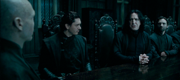 Snape & Voldemort discussing Harry Potter's whereabouts