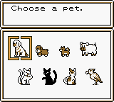 Harvest Moon GBC3 Pet Select