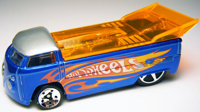 1996 First Editions VOLKSWAGEN DRAG BUS ORANGE TRACK DIECAST