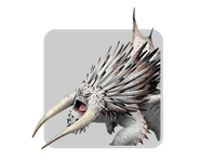 Dragons icon bewilderbeast white