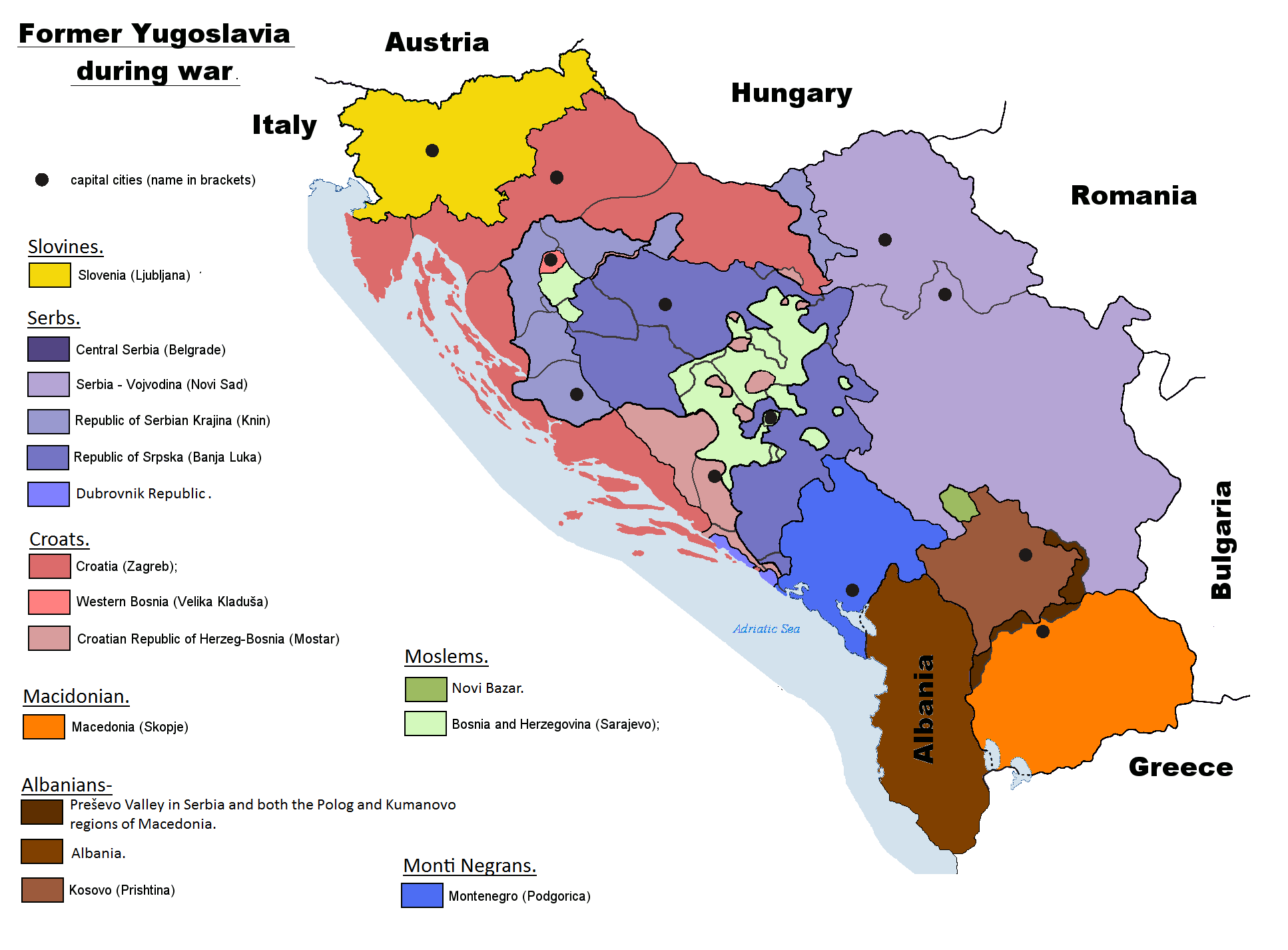Image War in Yugoslavia, start map.png Implausable Alternate