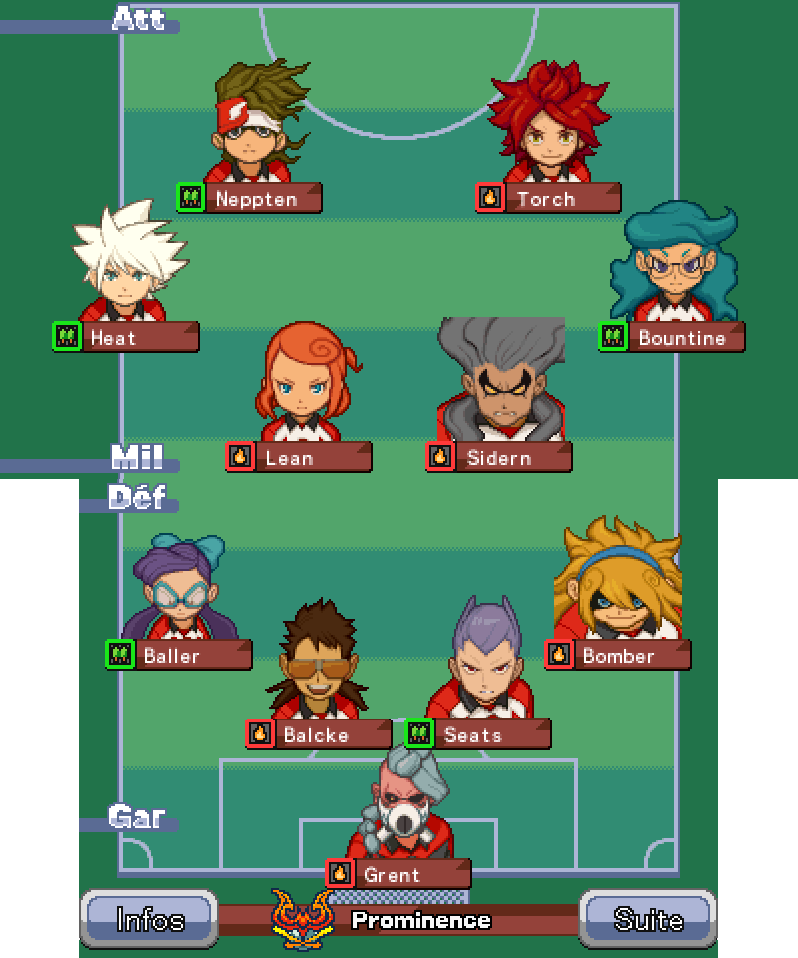 inazuma eleven 2 comment avoir les joueur de chaos