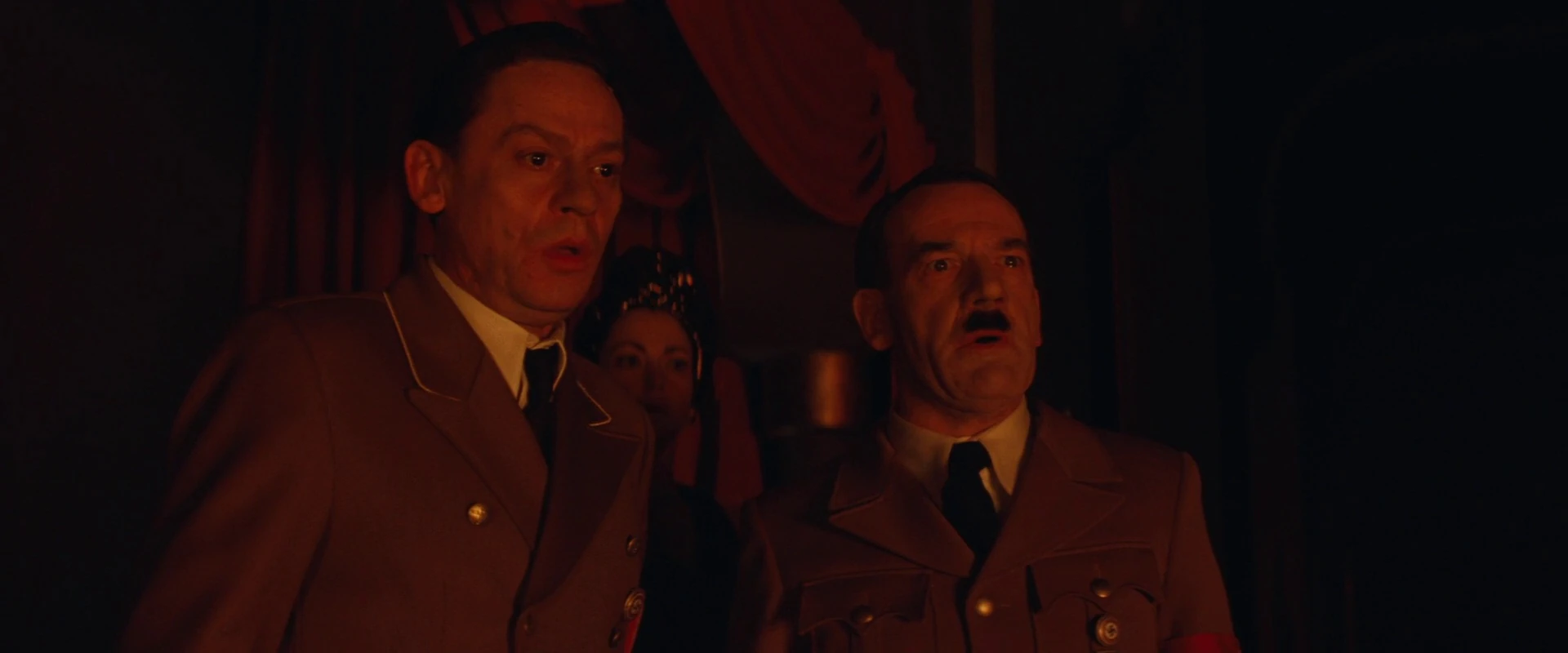 Image Hitler and Goebbels see fire.jpg Inglourious Basterds Wiki