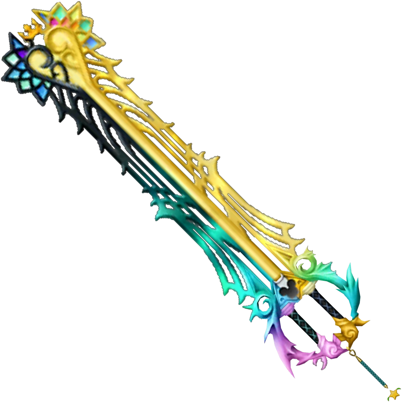 Image Combined Keyblade KH3D.png Kingdom Hearts Wiki FANDOM