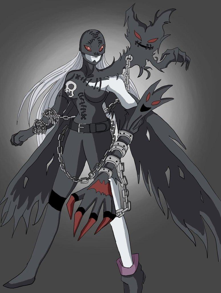 ladydevimon statue