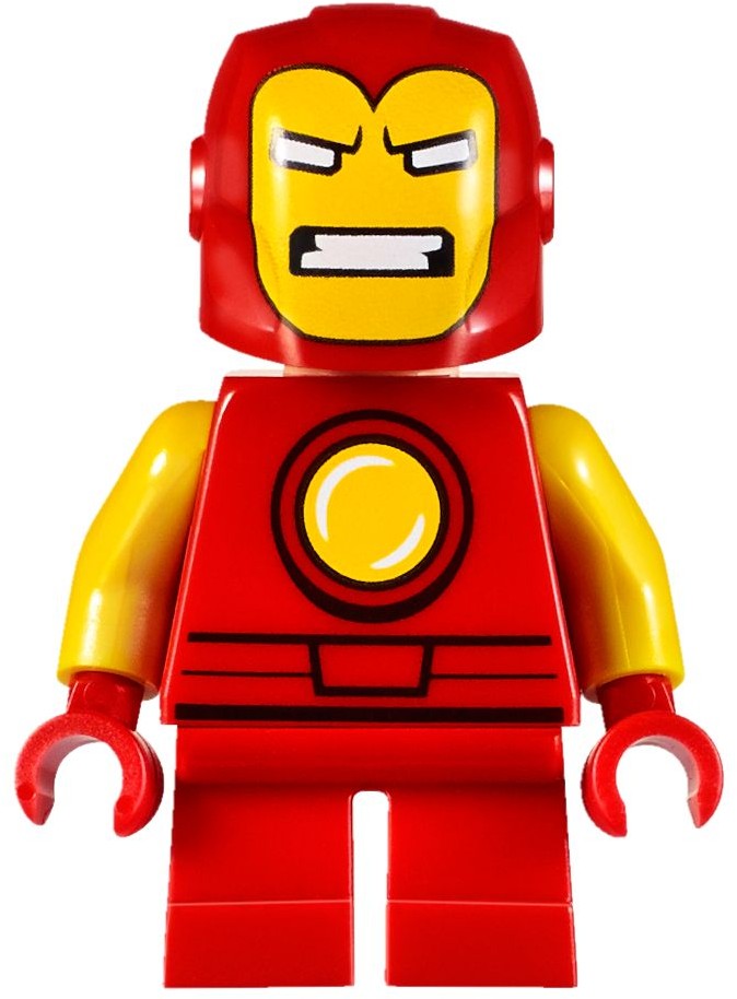 lego comic con iron man
