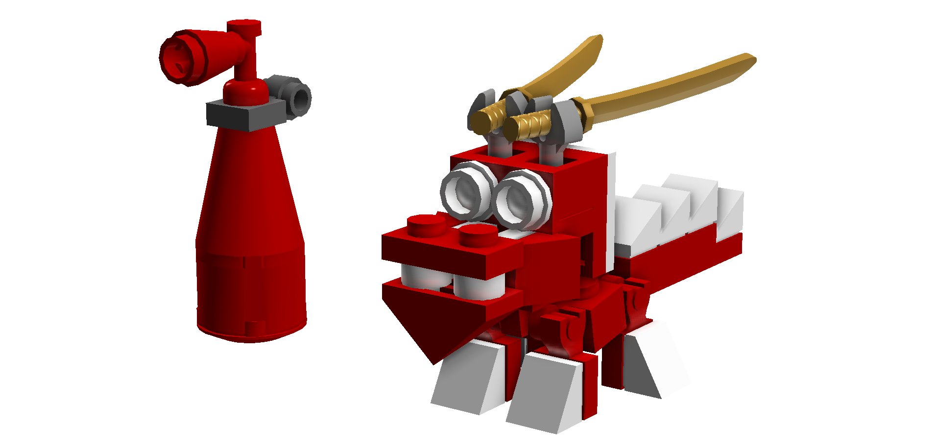 how to get the red dragon in lego worlds
