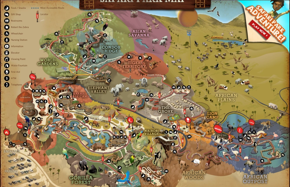 San Diego Zoo Safari Park | List of Major Zoos in the U.S. Wiki