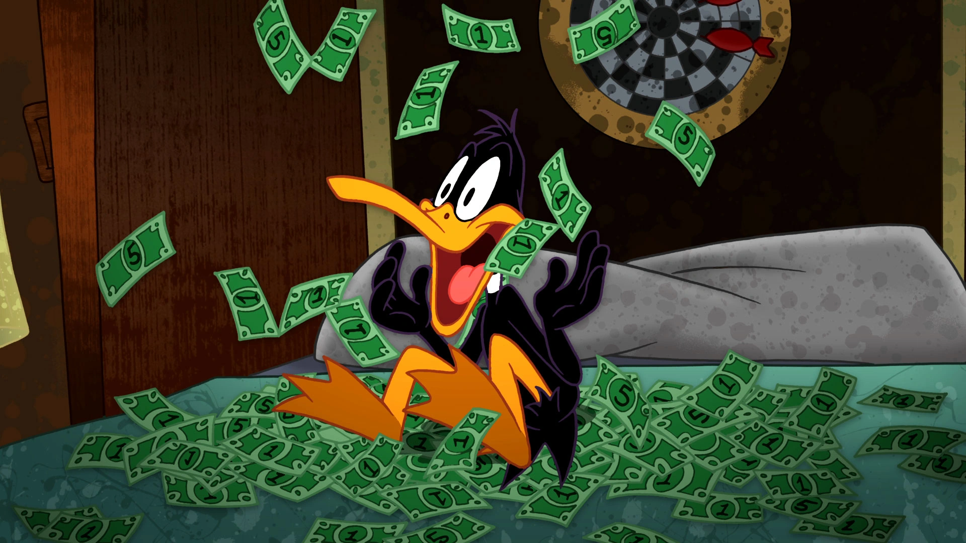 Image Wallowing in Cash.png The Looney Tunes Show Wiki Fandom