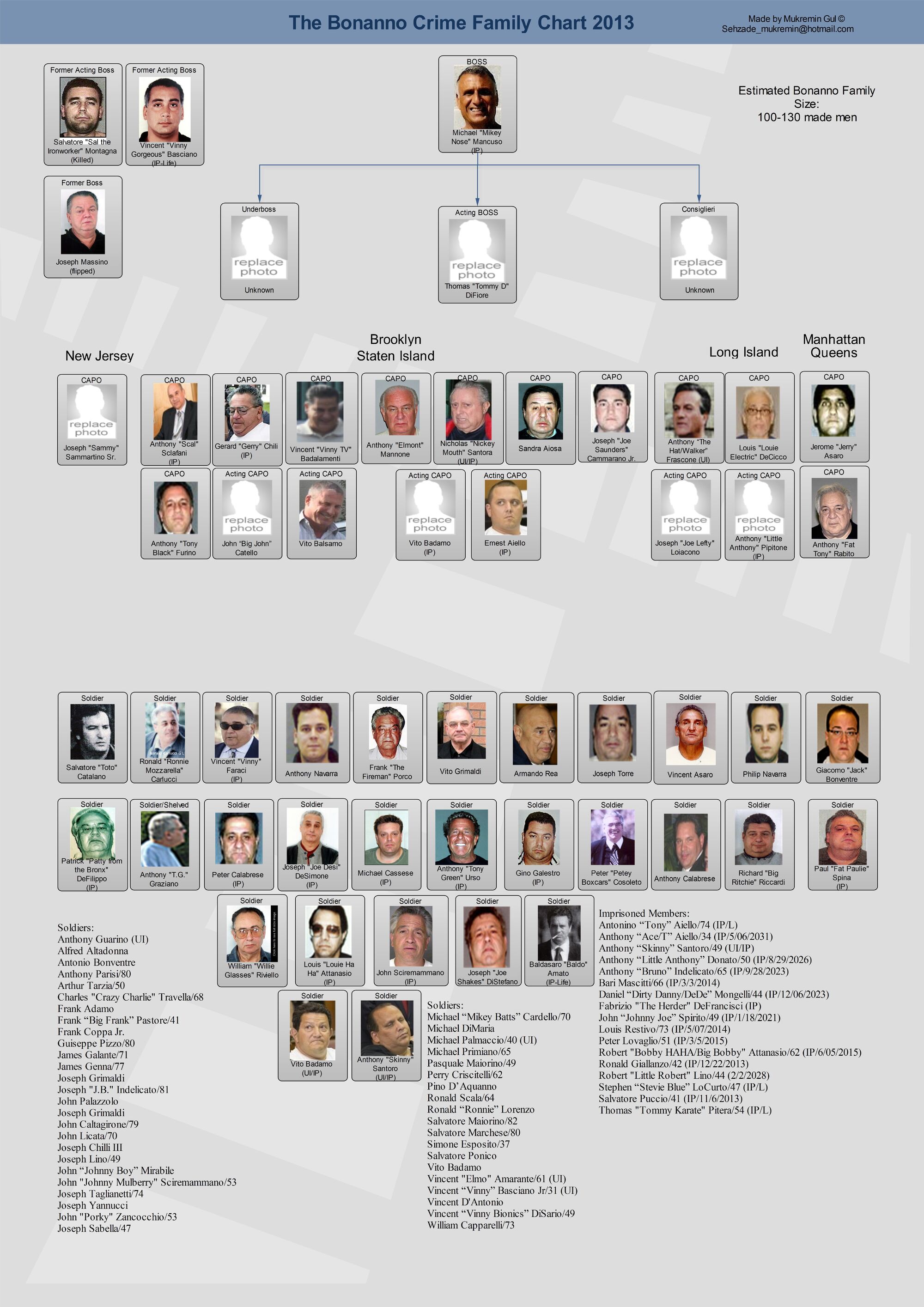 image bonanno cosa nostra family jpg mafia wiki mafia family tree structure