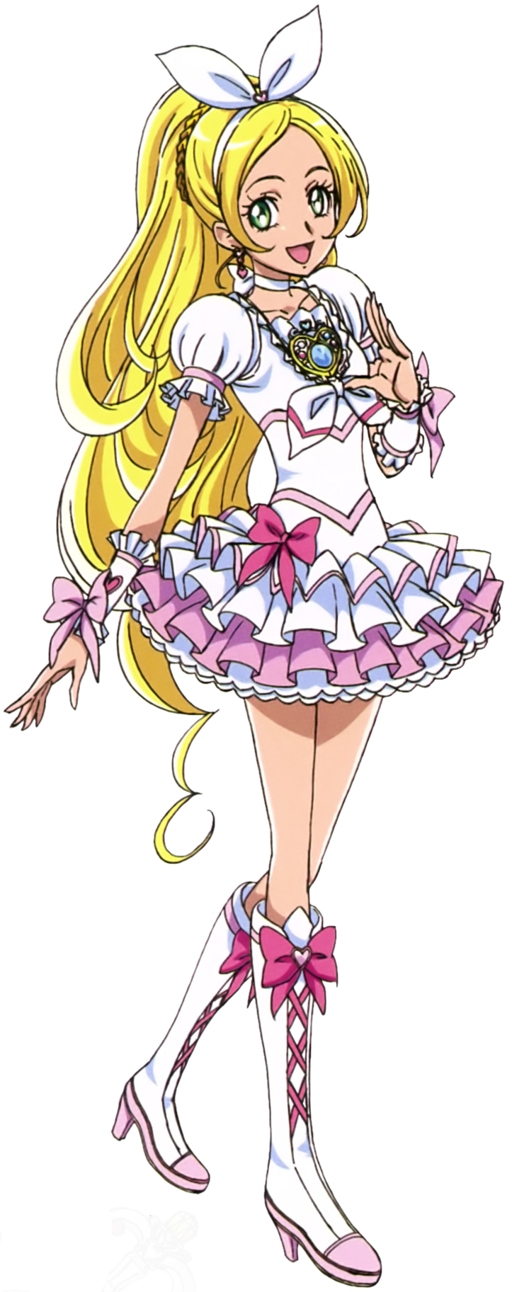 Image Suite Pretty Cure Cure Rhythm pose5.png Magical Girl (Mahou