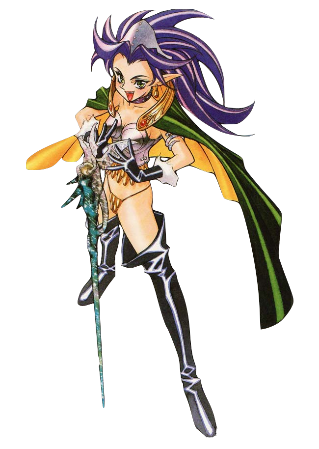 聖剣伝説３ アンジェラ メイガス 聖剣伝説３ キャラクター モンスターデザインイラスト集 結城信輝 ｈａｃｃａｎ Naver まとめ