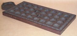 Bao board from zanzibar