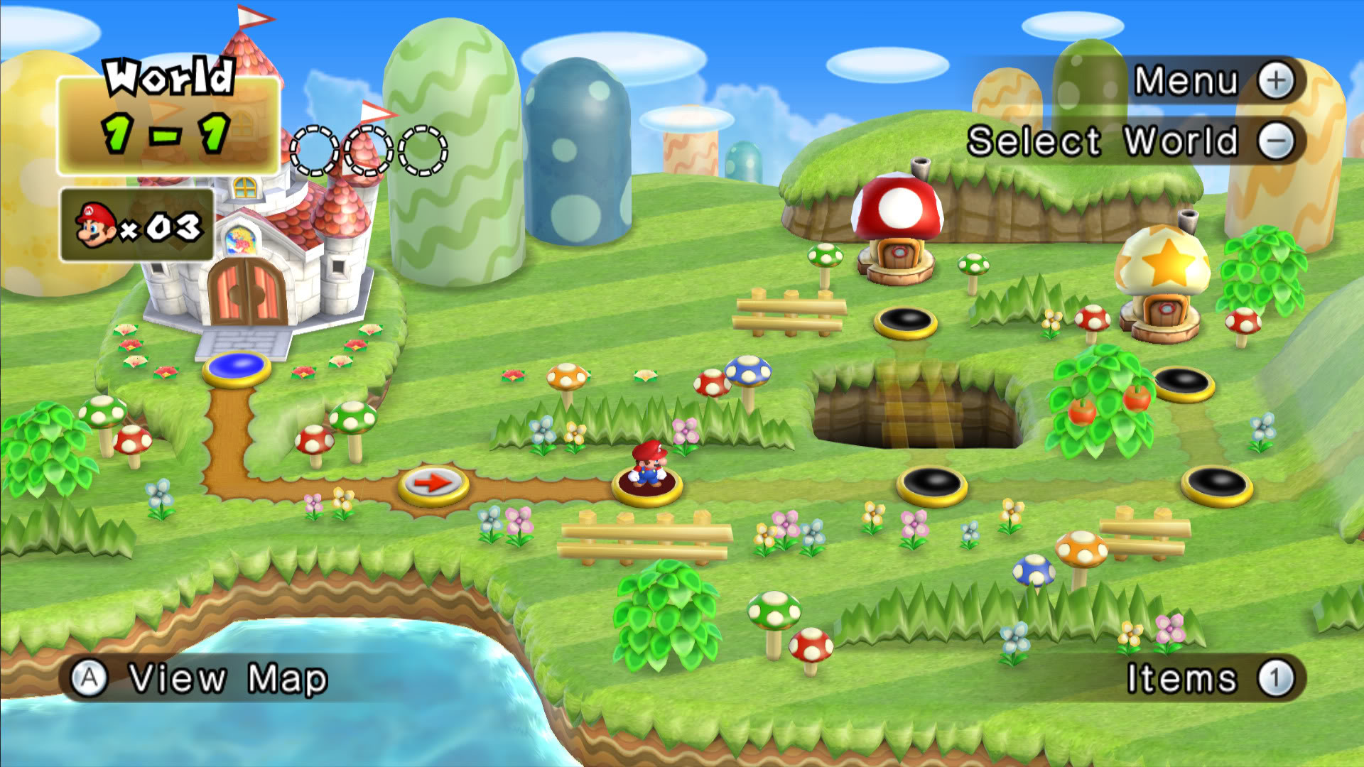 super mario world world 1