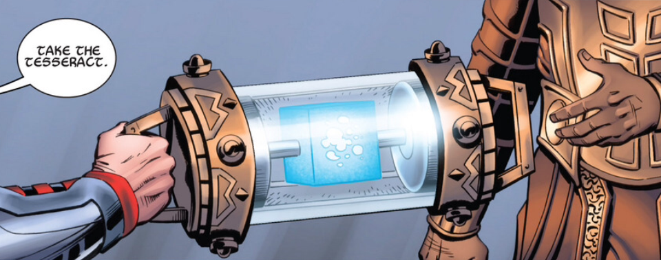 Image - Thor giving the Tesseract to Heimdall.PNG | Marvel ...