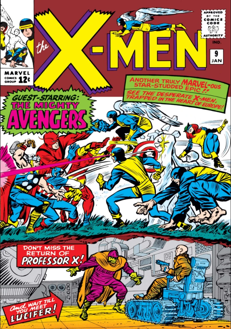 XMen Vol 1 9 Marvel Database FANDOM powered by Wikia