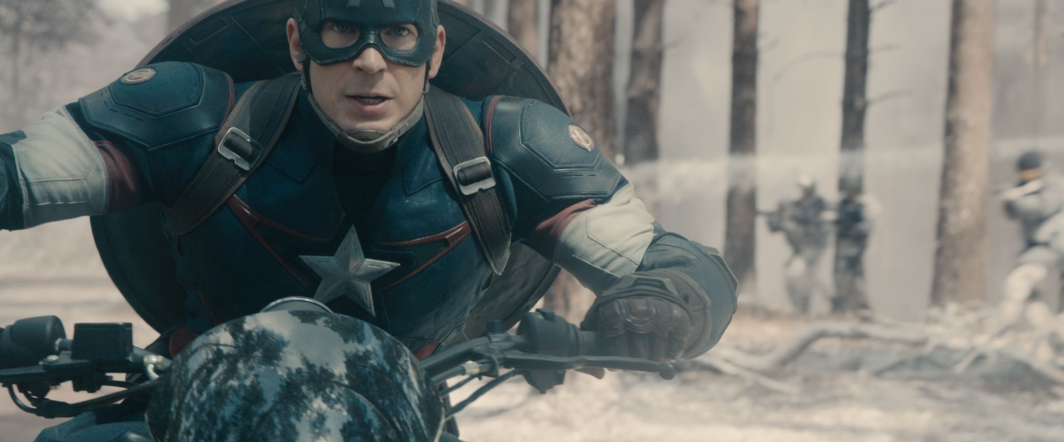 captain america riding motorcycle
