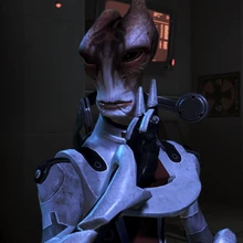 Mordin comes out