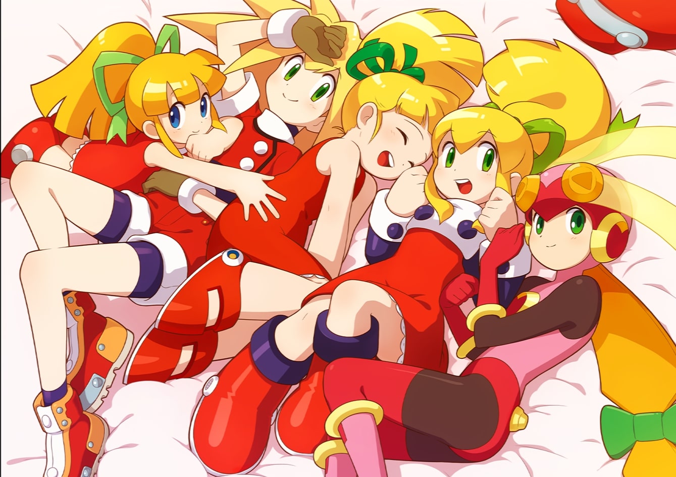 Mega man hentai lan Bra busty nude