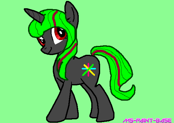 Image - FANMADE Unicorn base by ms paint base-d45xjrx.png | My Little