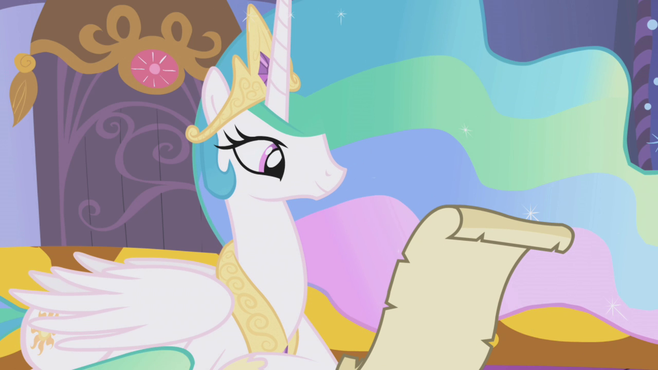 http://vignette4.wikia.nocookie.net/mlp/images/2/2a/Celestia_reading_Twilight's_letter_S1E05.png/revision/latest?cb=20140526015745