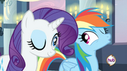 20120423012846!Rarity & Rainbow Dash wink S2E25