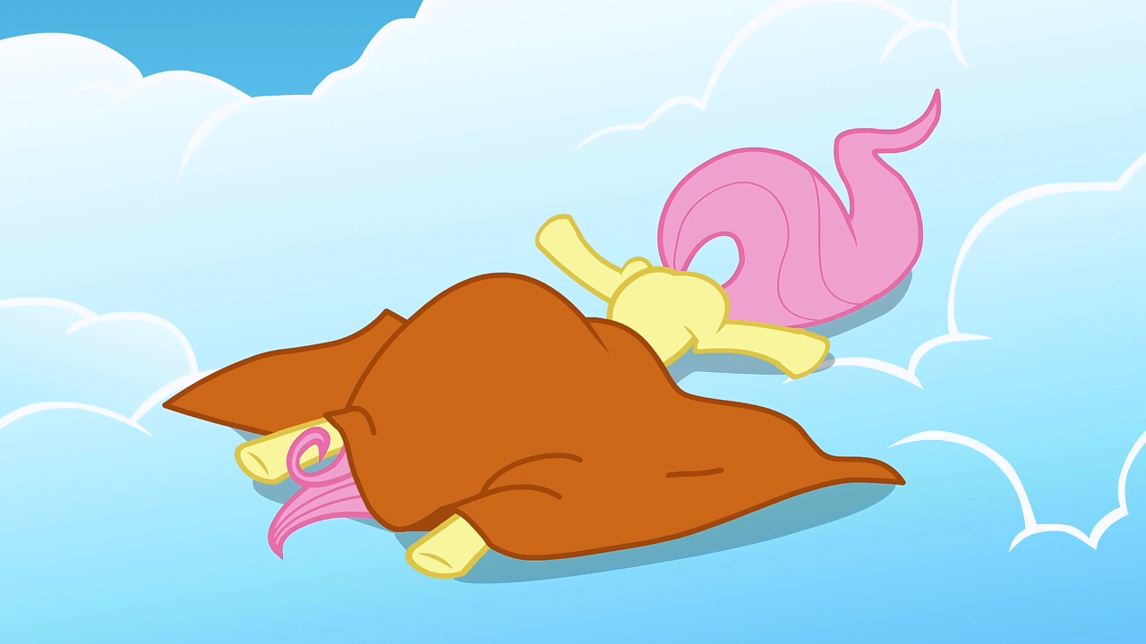 Filly_Fluttershy_covered_by_the_pennant_S1E23.png