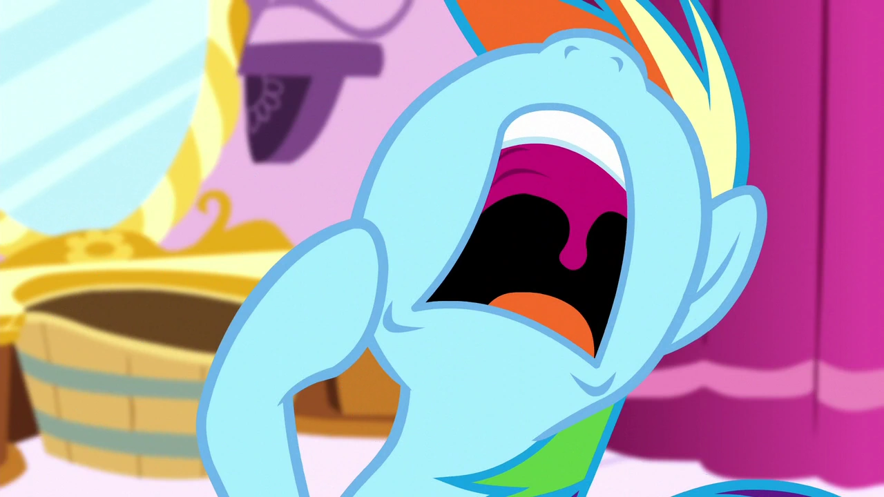 Image Rainbow Dash yawning S5E13.png My Little Pony Friendship is
