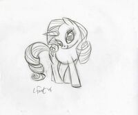 526px-Lauren Faust Rarity sketch.jpg