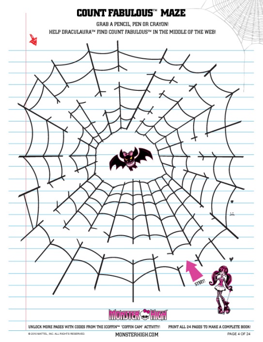 Printables Free Monster High Printable Activities make a monster high album activity book wiki 04