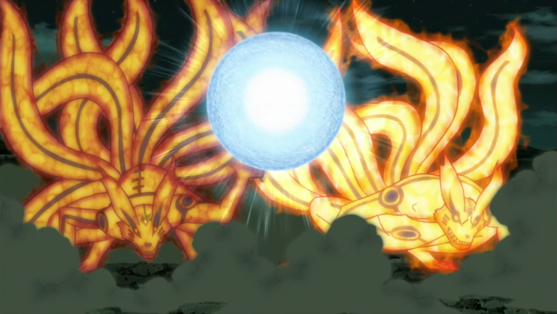 Image - Forme Bijû de Minato et Naruto.png | Naruto Wiki ...
