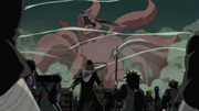 Grupo de Hiruzen vs Kurama.png