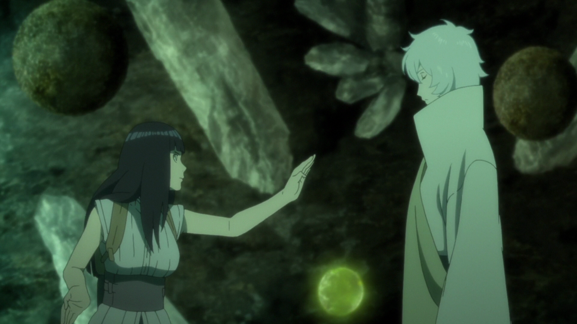 Image - Hinata guards against Toneri.png | Narutopedia ...