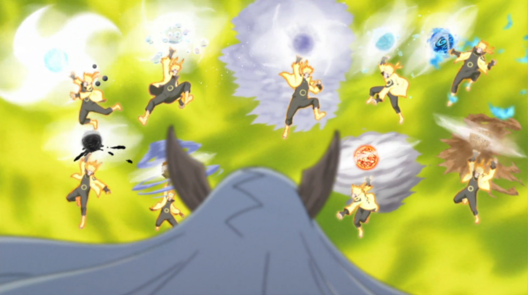Arte Sábia: Super Rasenshuriken das Bestas com Cauda | Wiki Naruto