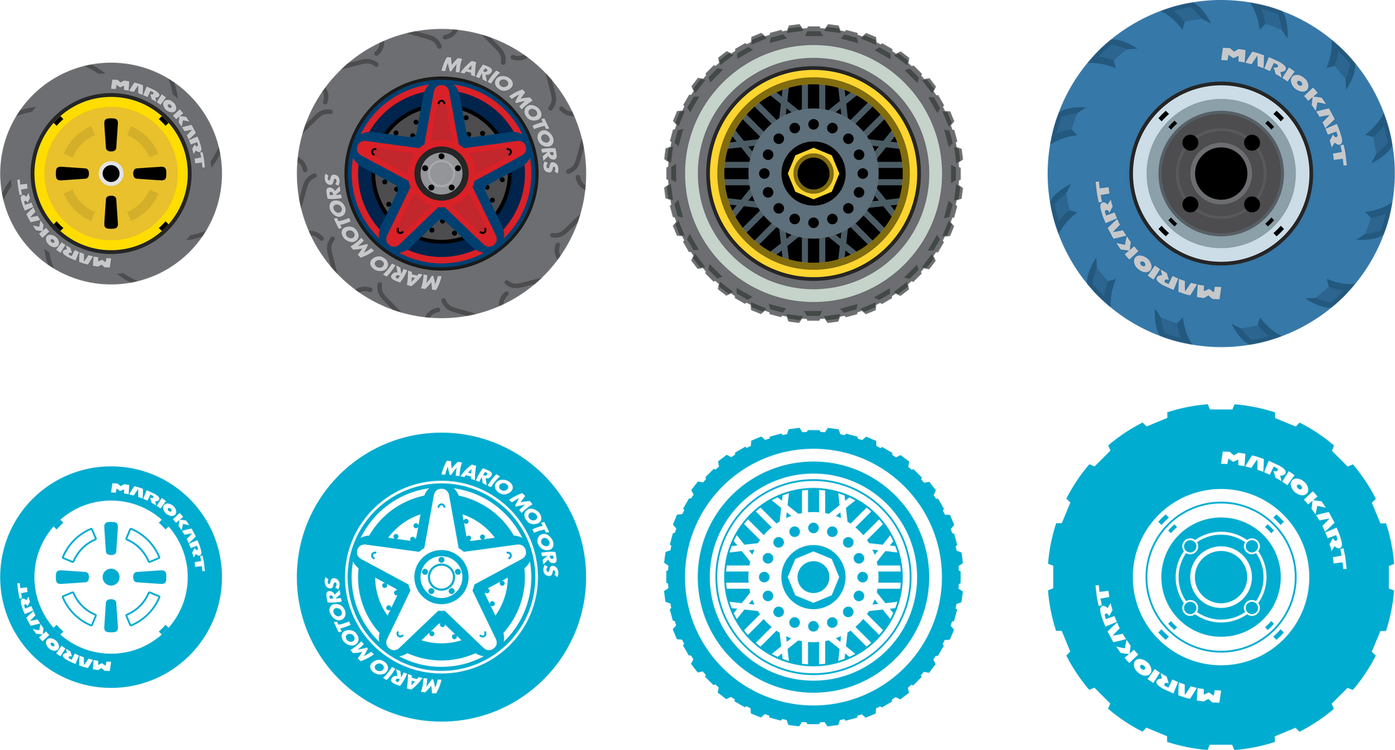 FileMario Kart 8 2D wheels artwork.svg Nintendo Fandom powered