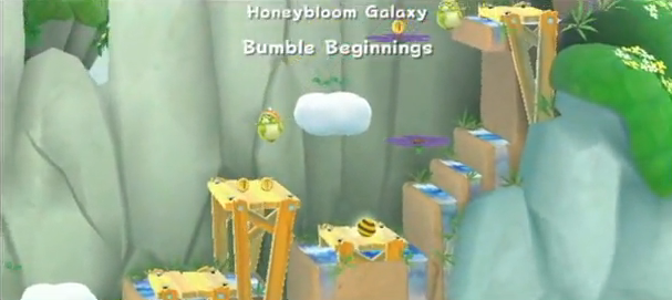 Resultado de imagen de super mario galaxy 2 honeybloom galaxy