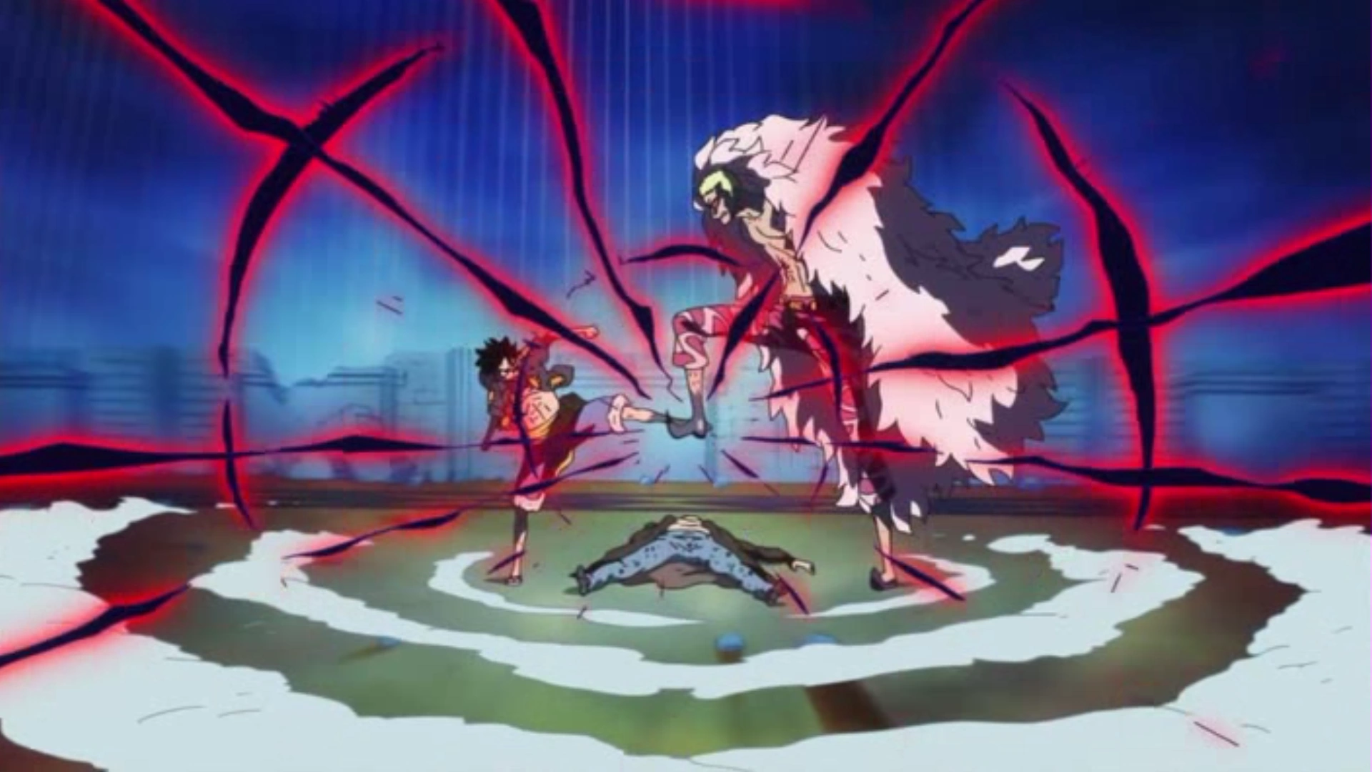 ФайлLuffy saves Law of Doflamingo.png One Piece Wiki Fandom