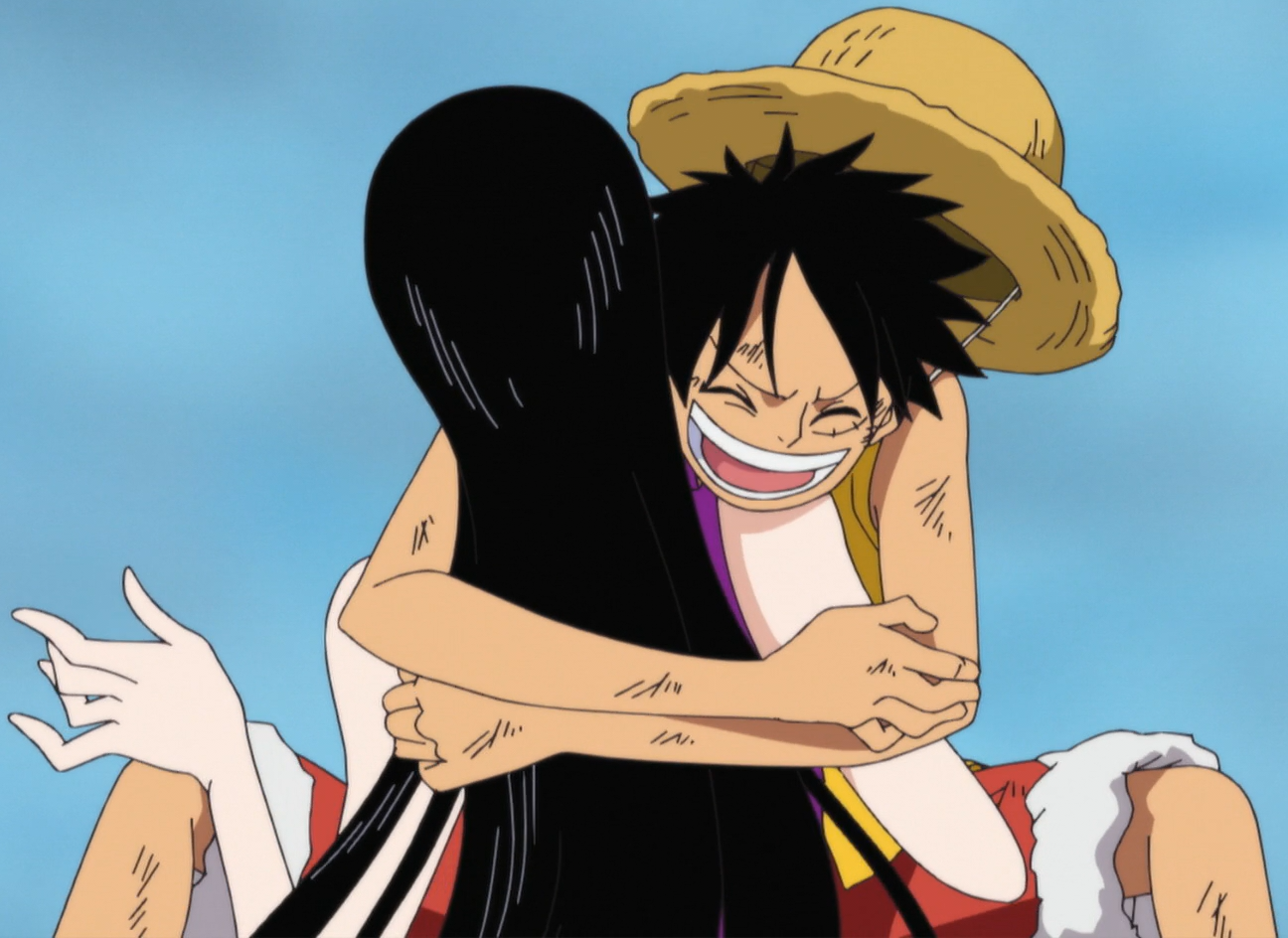 luffy and hancock